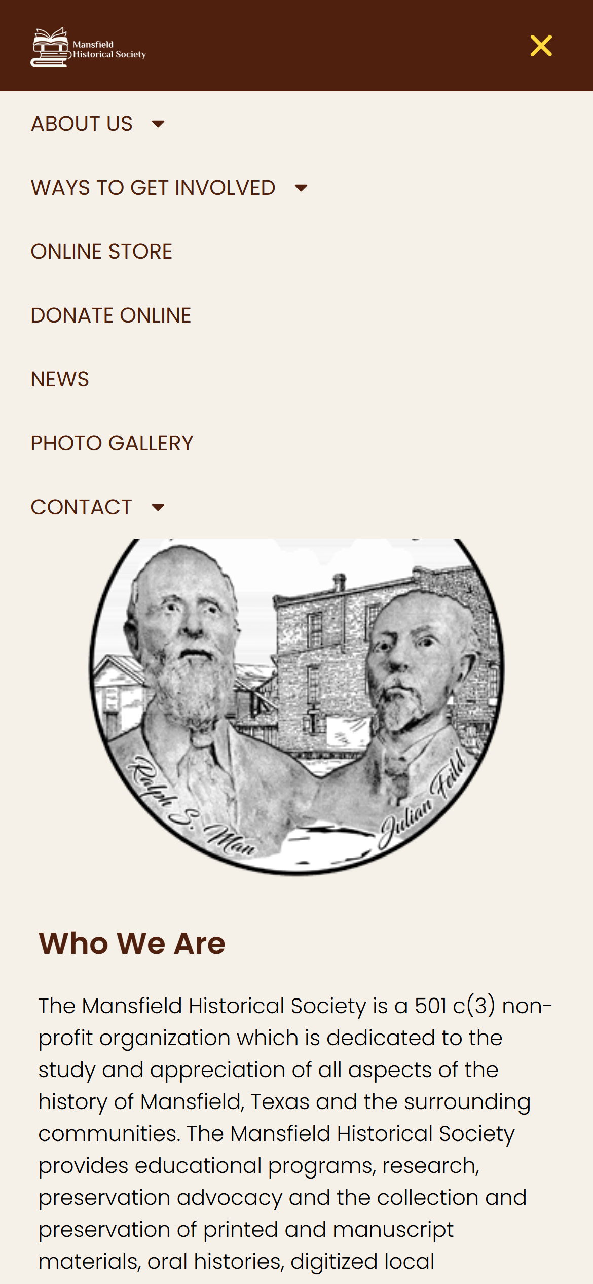 Mobile navigation highlighting responsive menu and task-first flows